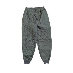 Vintage 1971 USAF Trousers Quilted Pants Liner CWU-9/P Sage Green | Medium